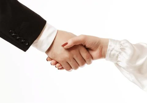 Handshake Foto stock