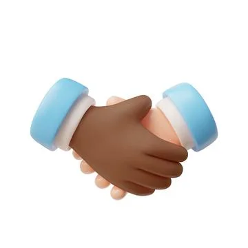 Handshake representing agreement vector icon illustration Stockillustratie