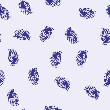 Handshake robot hand gesture glyph seamless pattern Stock Illustration