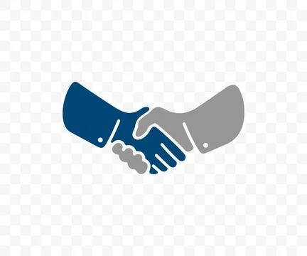 Handshake, shake hands for teamwork and shaking hands, graphic design Stock Illustration