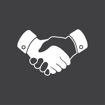 Handshake sign icon Stock Illustration