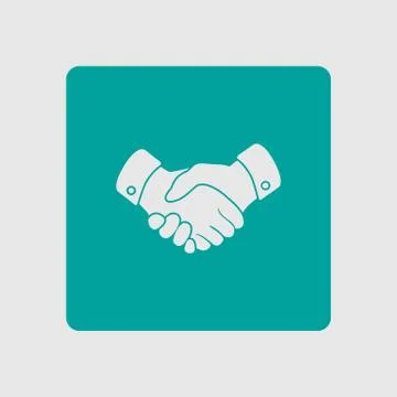 Handshake sign icon. Stock Illustration