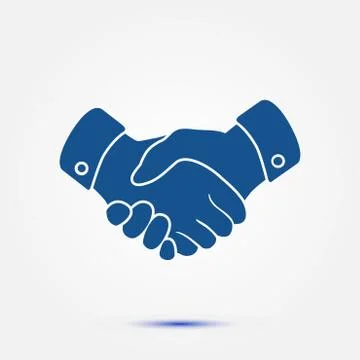 Handshake sign icon. Stock Illustration
