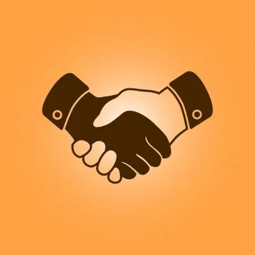 Handshake sign icon. Stock Illustration