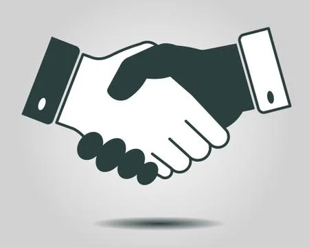 Handshake vector icon Stock Illustration