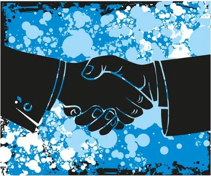 Handshake vector icon Stock Illustration