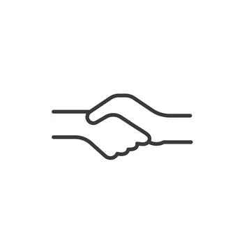 Handshake vector illustration design Illustrazione stock