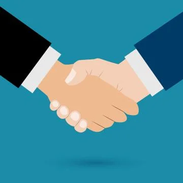Handshake vector illustration Stock Illustration