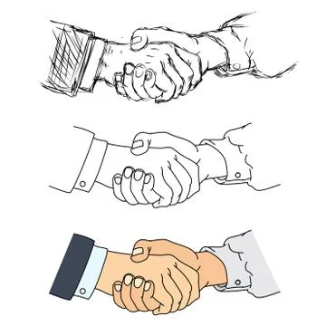 Handshake - Vector Illustration Stock Illustration