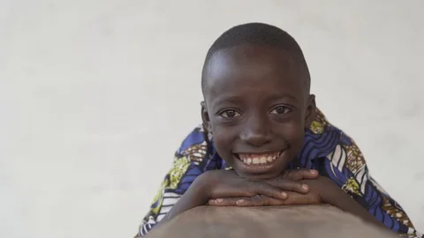 Handsome African Boy Stock Footage 97063587