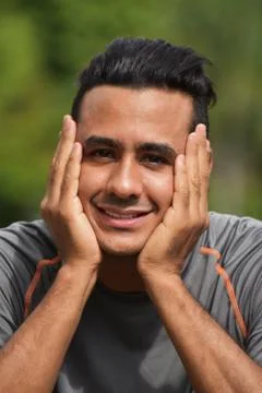 Handsome Athletic Man Foto stock