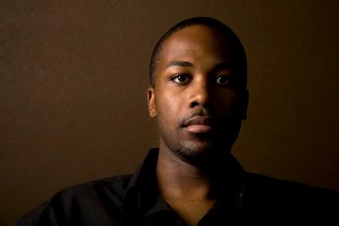 Handsome black man Stock Photos