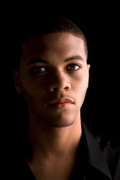 Handsome black man Stock Photos
