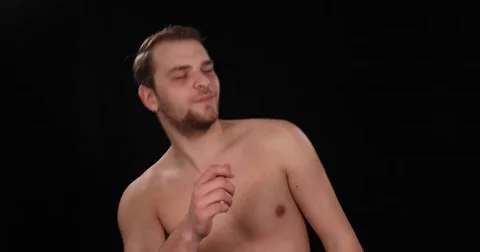 Handsome Boy Dancing Man Perform Professional Dance Stock Footage 80285847