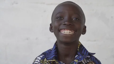 Handsome Boy Smiles in SlowMo Stock Footage 98633799