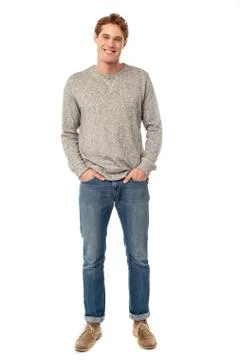 Handsome cool dude posing in style Stock Photos