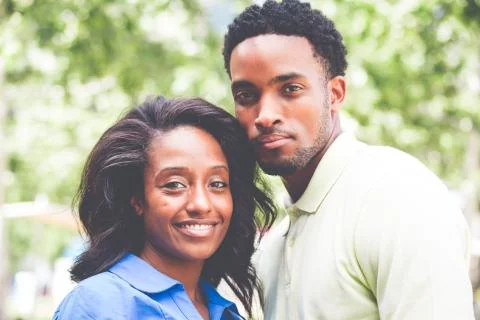 Handsome couple Stock Photos