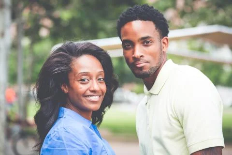 Handsome couple Foto stock