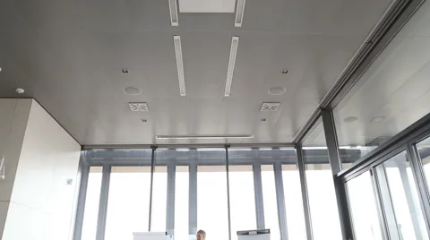 Handsome creative director giving presentation Stock Footage 59544035