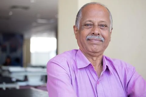Handsome elderly man Foto stock