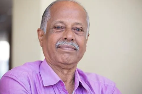 Handsome elderly man Stock Photos