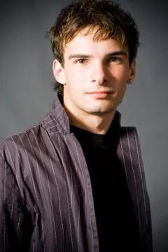 Handsome elegant man Stock Photos
