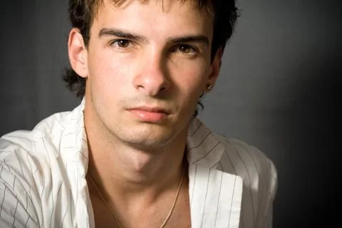 Handsome elegant man Stock Photos