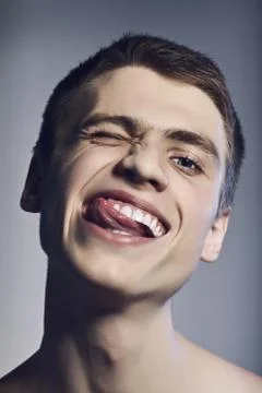 Handsome Guy Fun Stock Photos