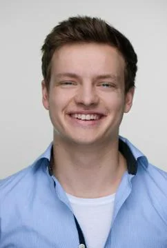 Handsome guy looking in camera Foto stock