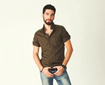 Handsome guy Stock Photos