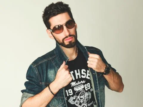 Handsome guy Stock Photos