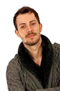 Handsome guy portrait Stock Photos