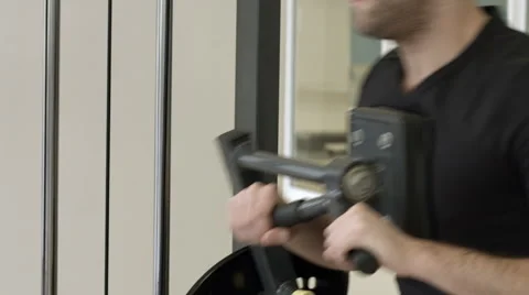 Handsome guy working out Video stock 42481294