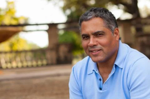 Handsome hispanic man Stock Photos