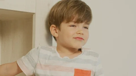 Handsome little boy Stock-Footage 99999925