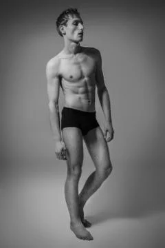 Handsome Man. Model Tests Stock Photos