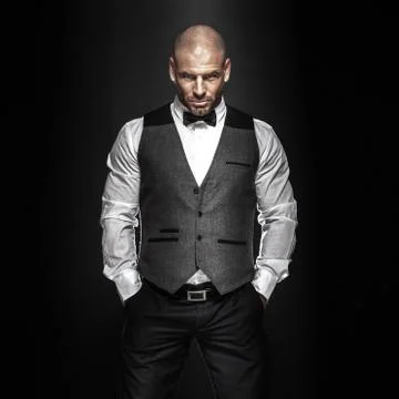 Handsome man posing. Stock Photos