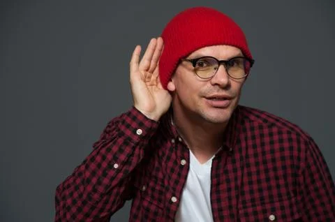 Handsome man posing in studio Stock Photos