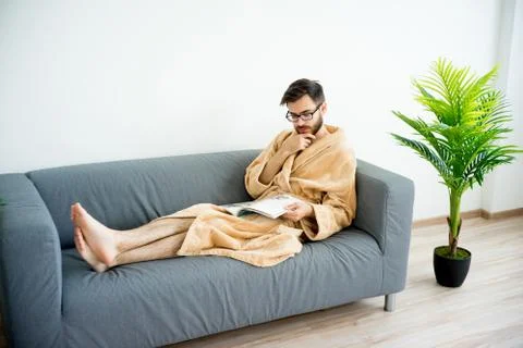 Handsome man at spa Stock Photos