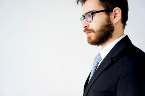 Handsome man in a suit Stock Photos