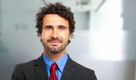 Handsome manager Stock Photos