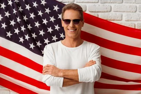 Handsome middle aged man Stock Photos