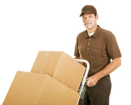 Handsome Moving Man Stock Photos