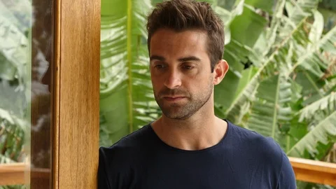 Handsome smiling guy Stock Footage 94019479