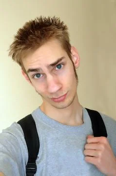 Handsome student Stock Photos
