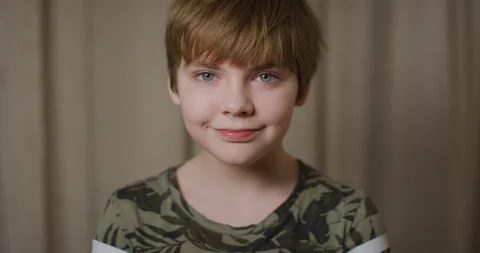 Handsome transgender boy smiling at the camera Stock Footage 104104626