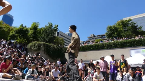 Handsome young male dancing Stock Footage 65656531