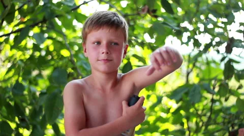 Handsome Young Man Applying Deodorant Stock Footage 40671161