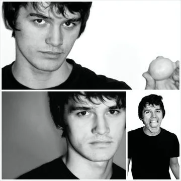 Handsome young man Stock Photos