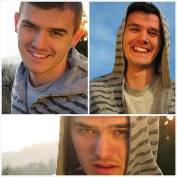 Handsome young man Stock Photos